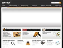 Tablet Screenshot of bostitch.es
